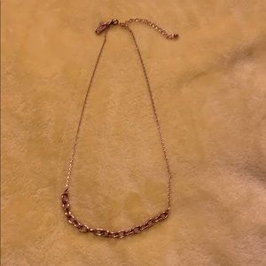 Kate Spade rose gold tone necklace